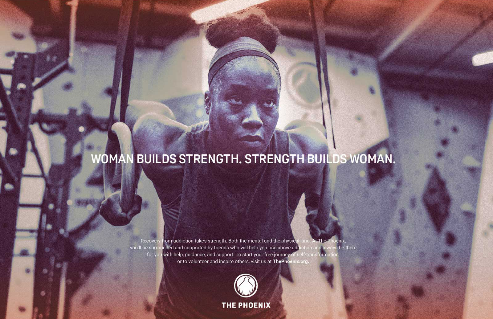 The Phoenix - Woman builds strength.